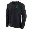 Austin FC Fashion7 Unisex Super Soft Pullover Crew Sweatshirt - Black - Side View