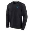 Charlotte FC Fashion7 Unisex Super Soft Pullover Crew Sweatshirt - Black - Side View