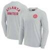 Atlanta United FC Fashion7 Unisex Elements Super Soft Long Sleeve T-Shirt - Gray - Front View