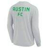 Austin FC Fashion7 Unisex Elements Super Soft Long Sleeve T-Shirt - Gray - Detail View