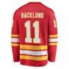 Mikael Backlund Calgary Flames Fashion7 Home Breakaway Player Jersey - Red - Detail View