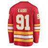 Nazem Kadri Calgary Flames Fashion7 Home Breakaway Player Jersey - Red - Detail View