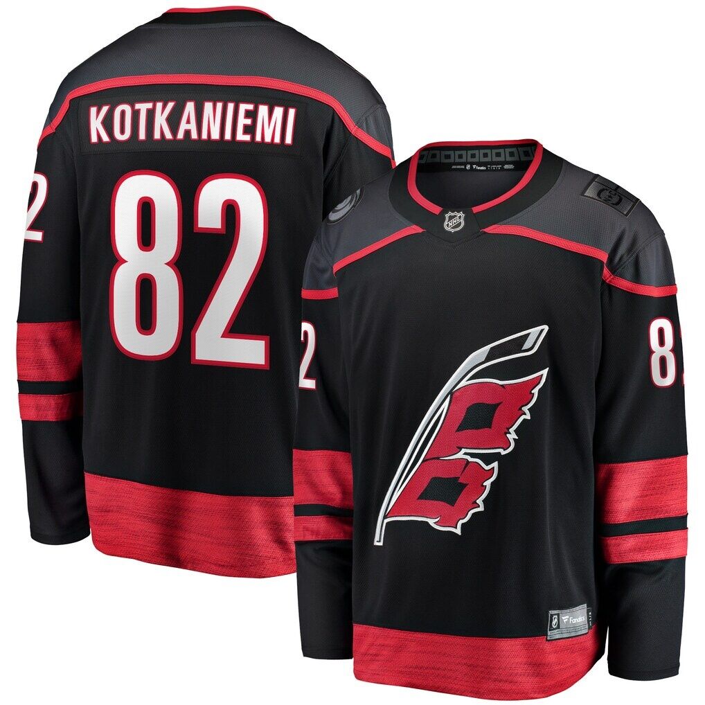 Jesperi Kotkaniemi Carolina Hurricanes Fashion7 Home Breakaway Player Jersey