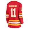 Mikael Backlund Calgary Flames Fashion7 Women's Home Team Breakaway Player Jersey - Red - Detail View