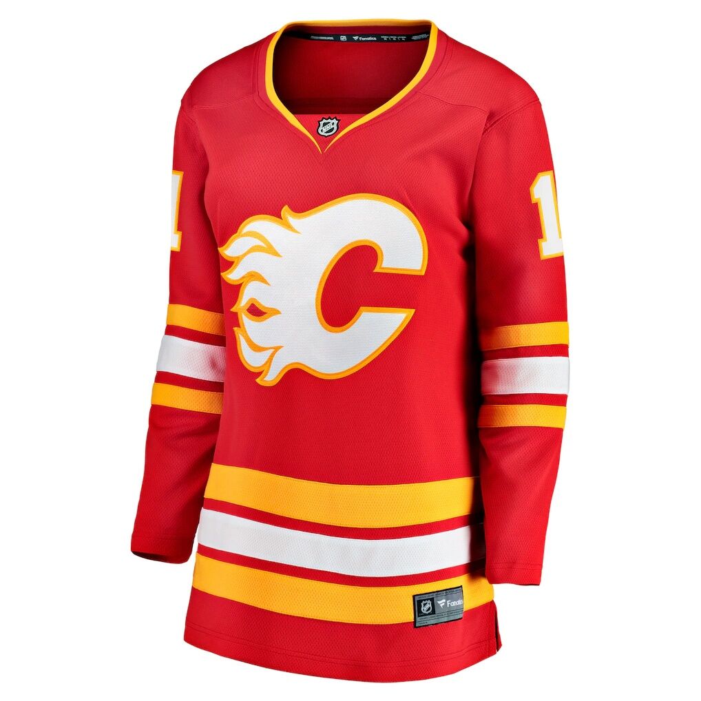 Mikael Backlund Calgary Flames Fashion7 Women's Home Team Breakaway Player Jersey