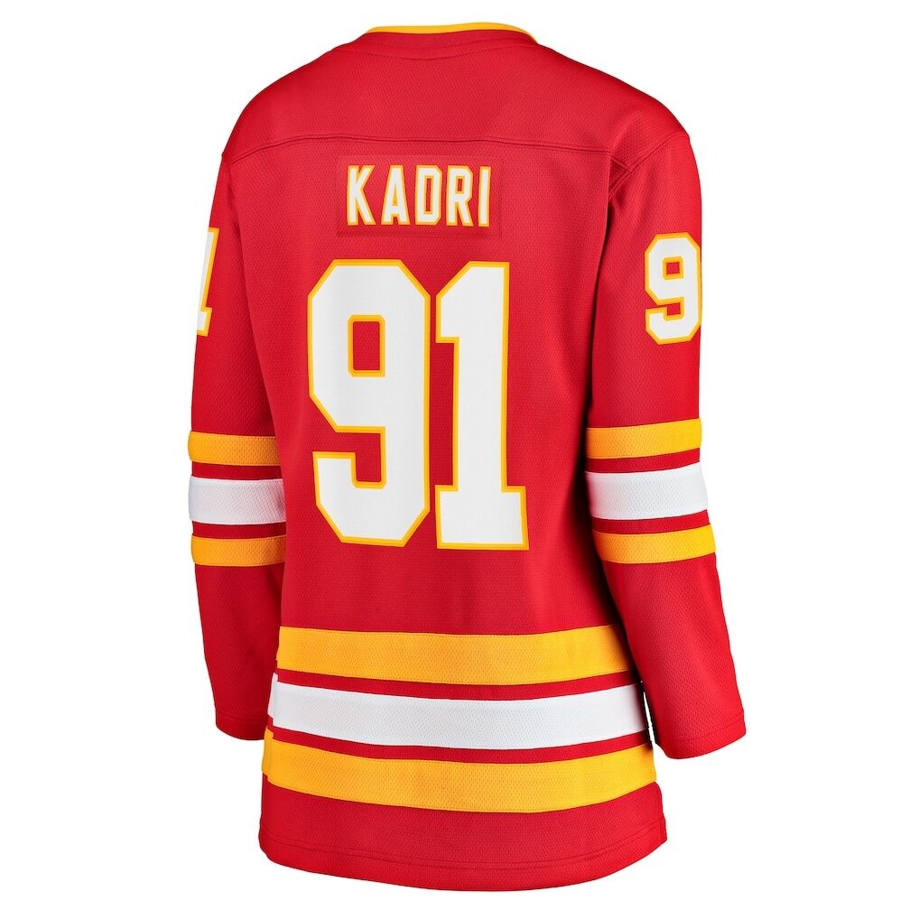 Nazem Kadri Calgary Flames Fashion7 Women's Home Breakaway Player Jersey