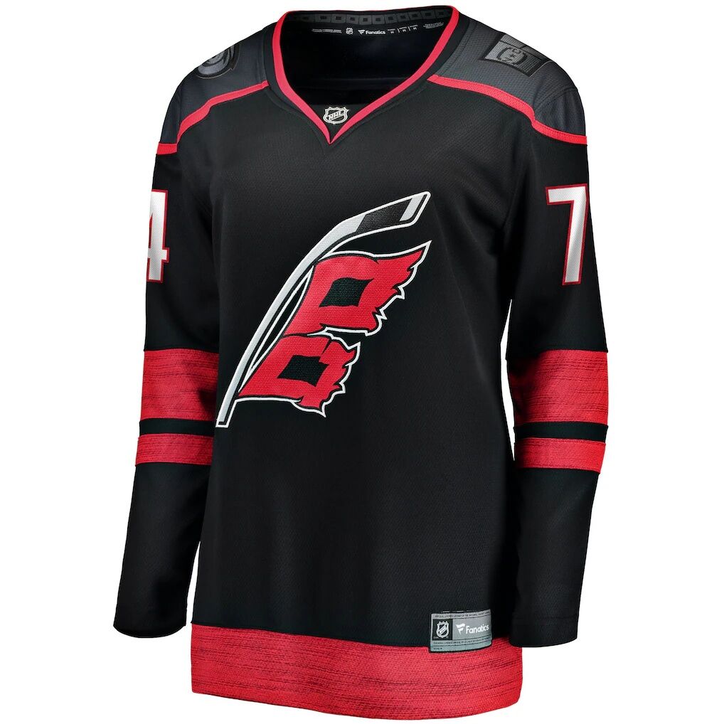 Jaccob Slavin Carolina Hurricanes Fashion7 Women's Home Breakaway Player Jersey
