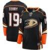 Troy Terry Anaheim Ducks Fashion7 Women's Home Team Breakaway Player Jersey - Black - Front View
