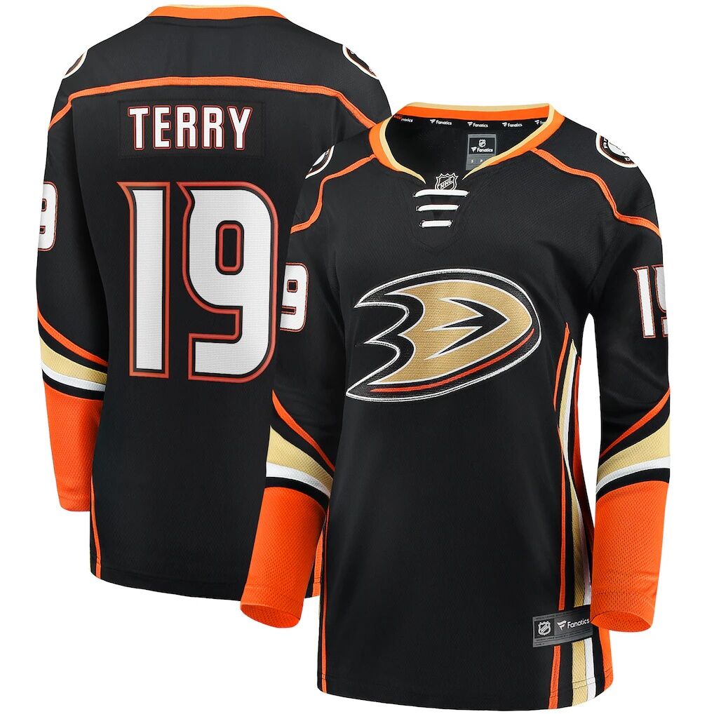 Troy Terry Anaheim Ducks Fashion7 Women's Home Team Breakaway Player Jersey