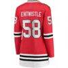 MacKenzie Entwistle Chicago Blackhawks Fashion7 Women's Home Breakaway Player Jersey - Red - Detail View