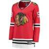 MacKenzie Entwistle Chicago Blackhawks Fashion7 Women's Home Breakaway Player Jersey - Red - Side View