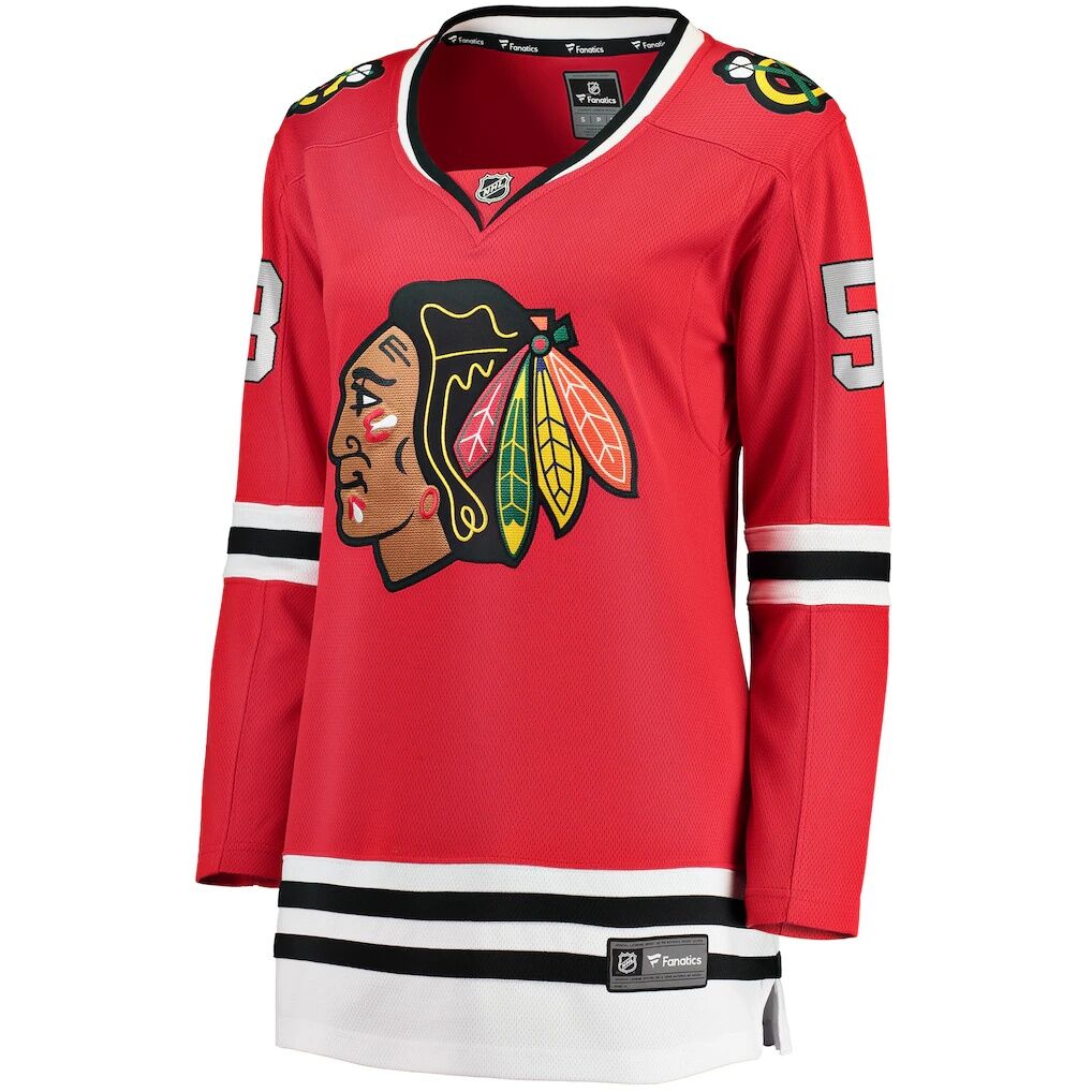 MacKenzie Entwistle Chicago Blackhawks Fashion7 Women's Home Breakaway Player Jersey
