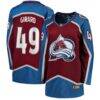 Samuel Girard Colorado Avalanche Fashion7 Women's Home Breakaway Player Jersey - - Front View