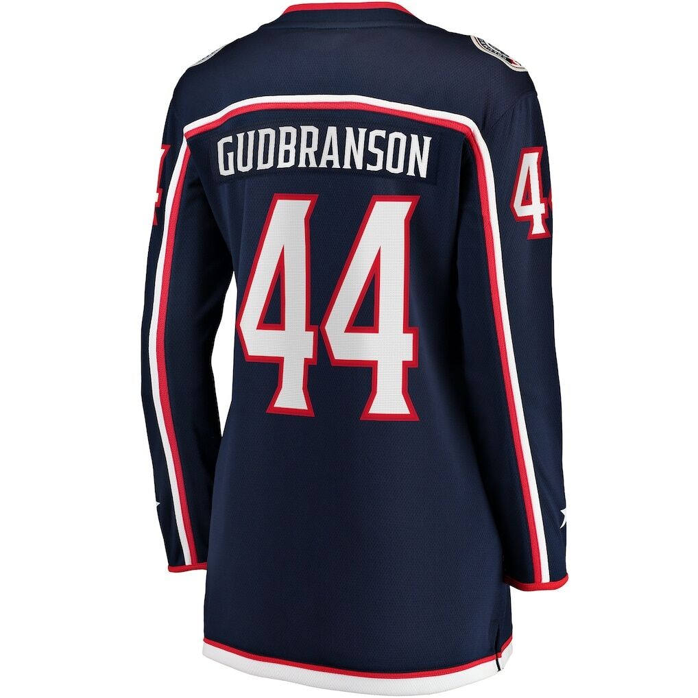 Erik Gudbranson Columbus Blue Jackets Fashion7 Women's Home Breakaway Player Jersey
