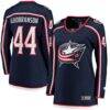 Erik Gudbranson Columbus Blue Jackets Fashion7 Women's Home Breakaway Player Jersey - Navy - Front View