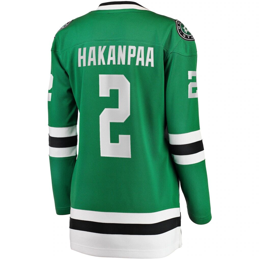 Jani Hakanpaa Dallas Stars Fashion7 Women's Home Breakaway Player Jersey - Kelly Green