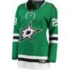 Jake Oettinger Dallas Stars Fashion7 Women's Home Breakaway Player Jersey - - Side View