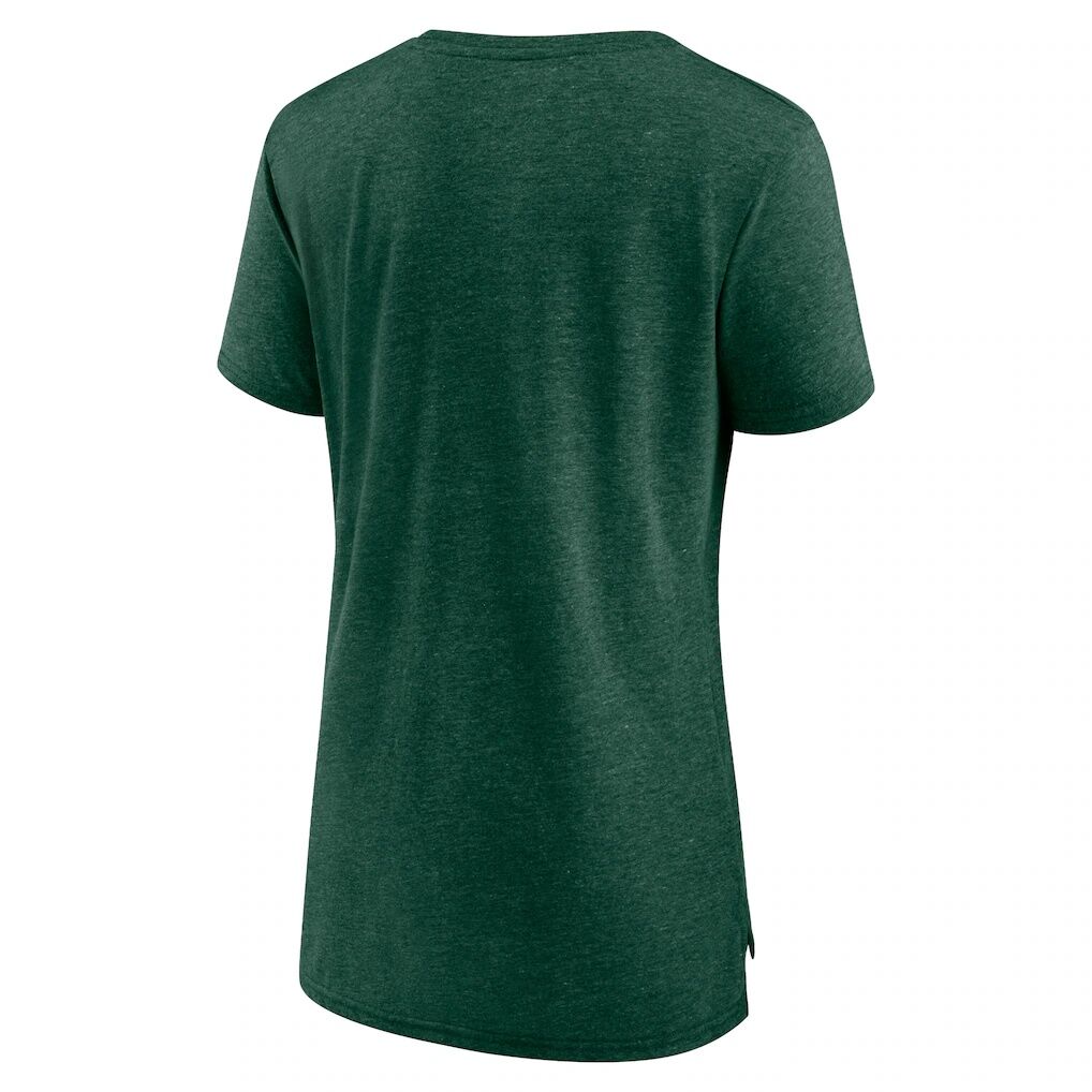 Seattle Storm Women's Distressed Team Logo Tri-Blend T-Shirt - Heather Green