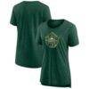 Seattle Storm Women's Distressed Team Logo Tri-Blend T-Shirt - - Front View