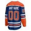 Edmonton Oilers Fashion7 Home Breakaway Custom Jersey - - Detail View