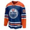 Edmonton Oilers Fashion7 Home Breakaway Custom Jersey - - Side View
