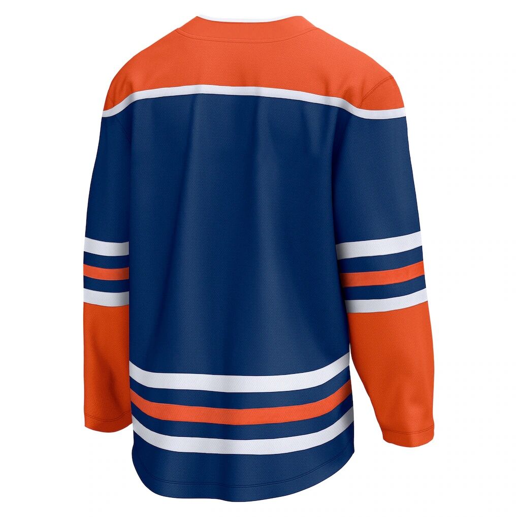 Edmonton Oilers Fashion7 Home Breakaway Blank Jersey - Royal