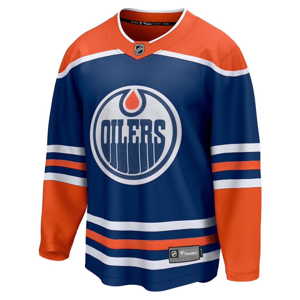 Edmonton Oilers Fashion7 Home Breakaway Blank Jersey - Royal
