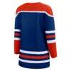 Edmonton Oilers Fashion7 Women's Home Breakaway Blank Jersey - - Detail View