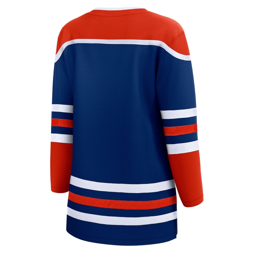 Edmonton Oilers Fashion7 Women's Home Breakaway Blank Jersey - Royal