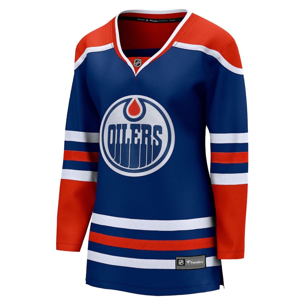 Edmonton Oilers Fashion7 Women's Home Breakaway Blank Jersey - Royal
