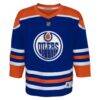 Edmonton Oilers Youth Home Replica Custom Jersey - - Side View