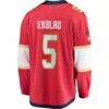 Aaron Ekblad Florida Panthers Fashion7 Home Team Breakaway Player Jersey - Red - Detail View
