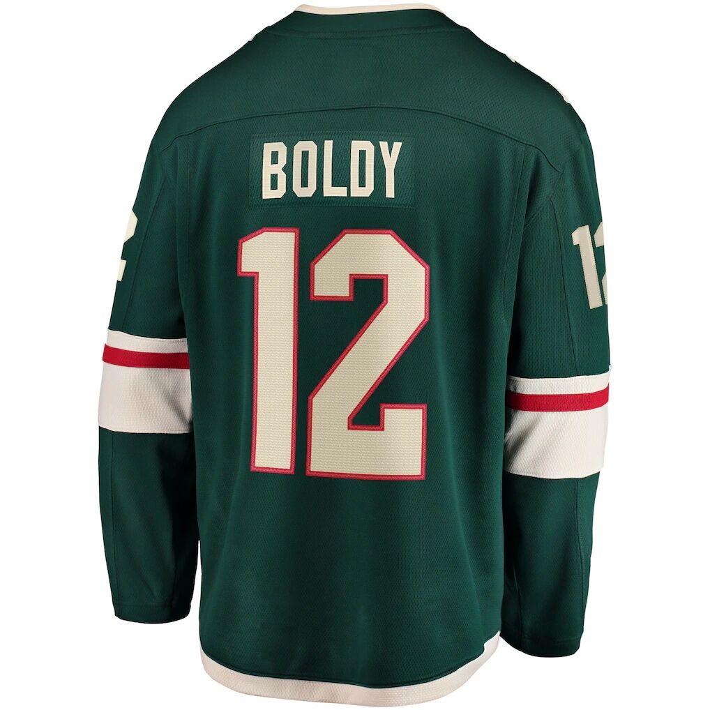 Matthew Boldy Minnesota Wild Fashion7 Home Breakaway Player Jersey