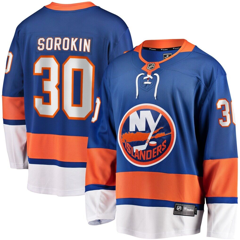 Ilya Sorokin New York Islanders Fashion7 Home Breakaway Player Jersey - Royal