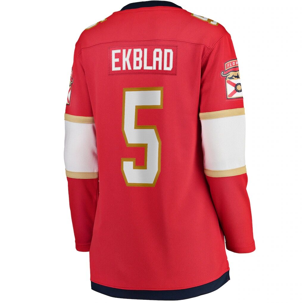 Aaron Ekblad Florida Panthers Fashion7 Women's Home Team Breakaway Player Jersey