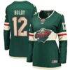Matthew Boldy Minnesota Wild Fashion7 Women's Home Breakaway Player Jersey - Green - Front View
