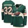 Filip Gustavsson Minnesota Wild Fashion7 Women's Home Breakaway Player Jersey - Green - Front View