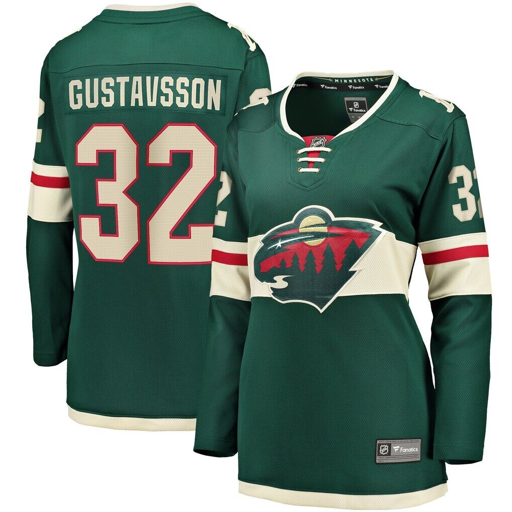 Filip Gustavsson Minnesota Wild Fashion7 Women's Home Breakaway Player Jersey
