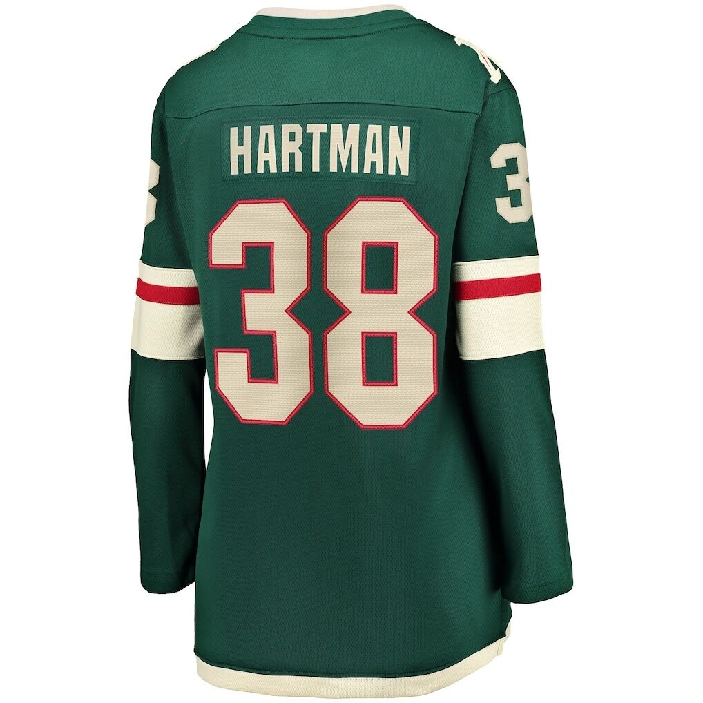 Ryan Hartman Minnesota Wild Fashion7 Women's Home Breakaway Player Jersey