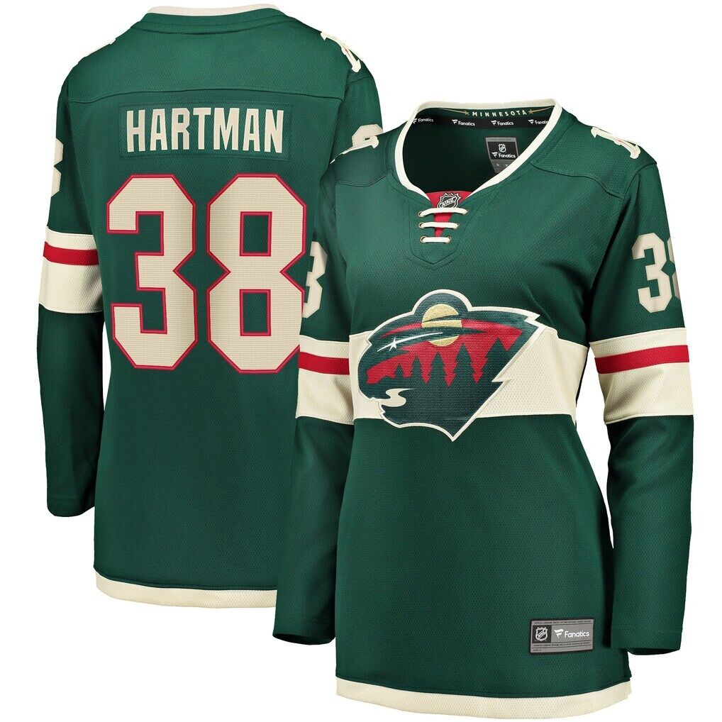 Ryan Hartman Minnesota Wild Fashion7 Women's Home Breakaway Player Jersey