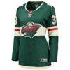 Ryan Hartman Minnesota Wild Fashion7 Women's Home Breakaway Player Jersey - Green - Side View