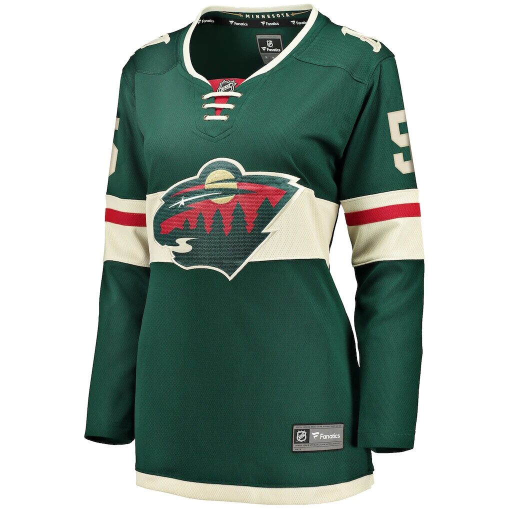 Jake Middleton Minnesota Wild Fashion7 Women's Home Breakaway Player Jersey