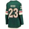 Marco Rossi Minnesota Wild Fashion7 Women's Home Breakaway Player Jersey - Green - Detail View