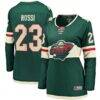 Marco Rossi Minnesota Wild Fashion7 Women's Home Breakaway Player Jersey - Green - Front View