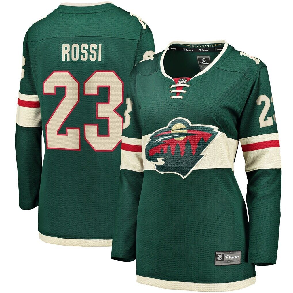 Marco Rossi Minnesota Wild Fashion7 Women's Home Breakaway Player Jersey