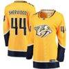 Kiefer Sherwood Nashville Predators Fashion7 Women's Home Breakaway Player Jersey - Gold - Front View