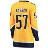 Dante Fabbro Nashville Predators Fashion7 Women's Home Breakaway Player Jersey - Gold - Detail View