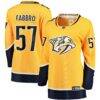 Dante Fabbro Nashville Predators Fashion7 Women's Home Breakaway Player Jersey - Gold - Front View