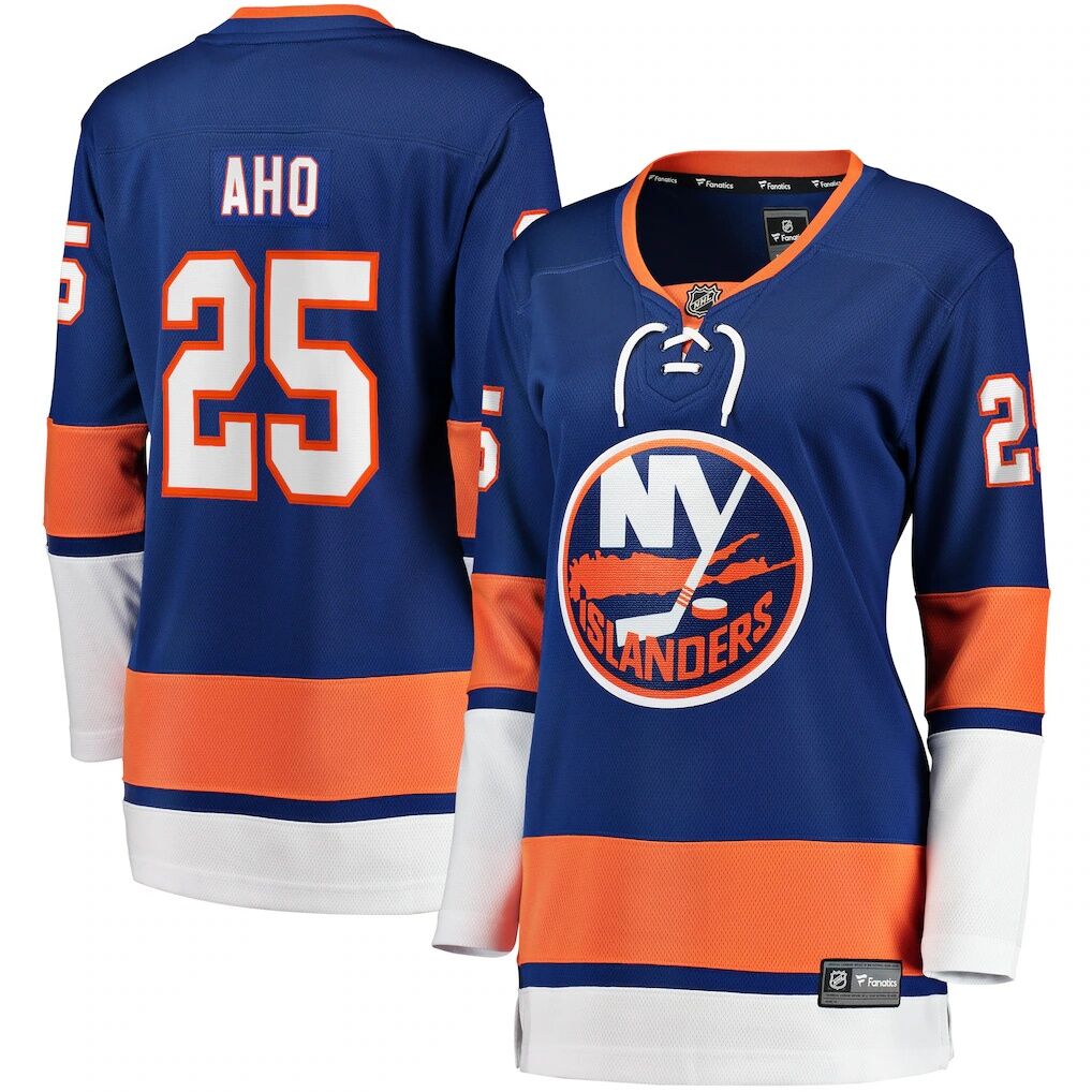 Sebastian Aho New York Islanders Fashion7 Women's Home Breakaway Player Jersey - Royal
