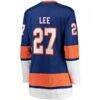 Anders Lee New York Islanders Fashion7 Women's Home Captain Patch Breakaway Player Jersey - - Detail View